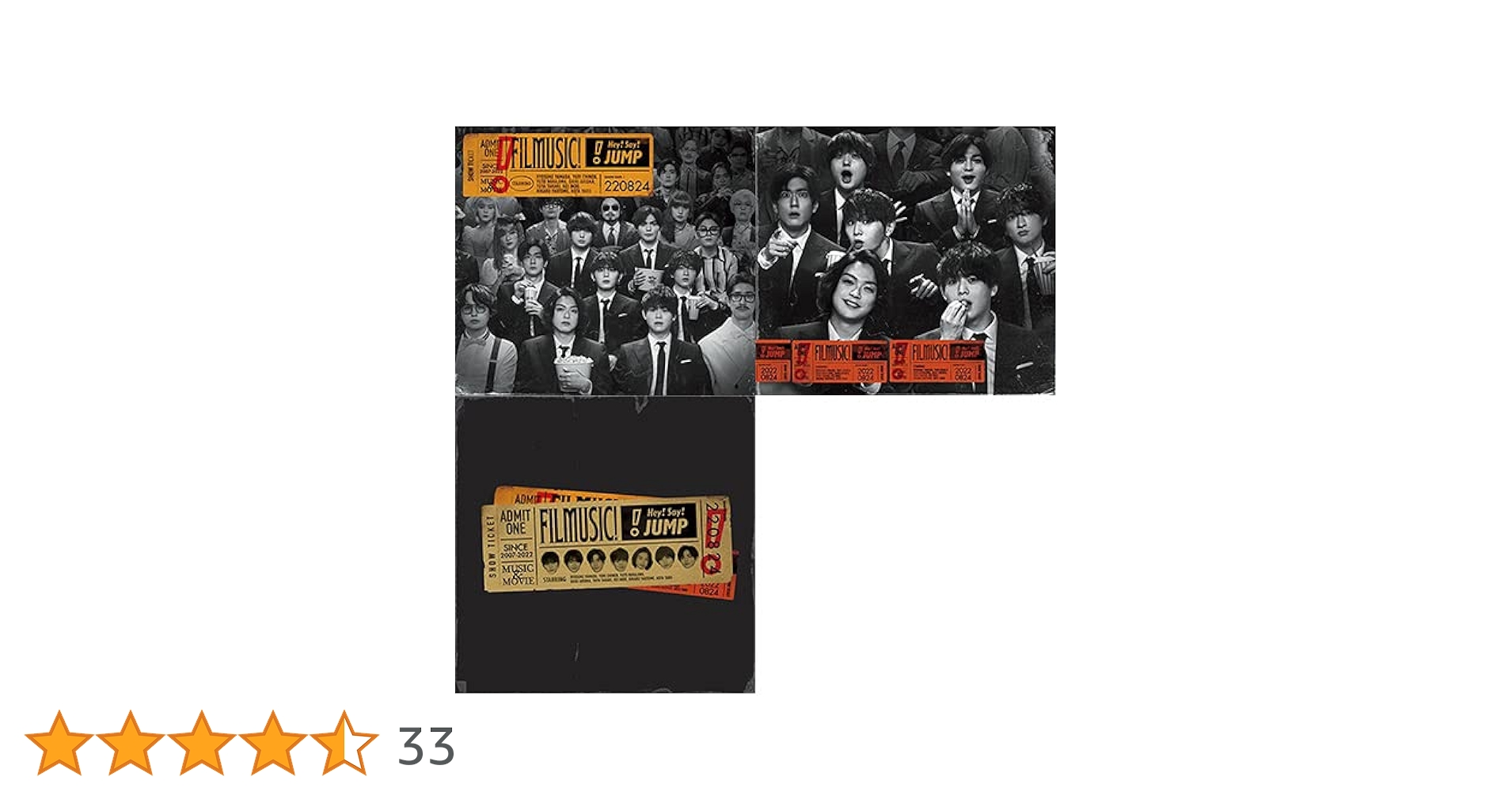 Hey! Say! JUMP - [3点セット]Hey! Say! JUMP FILMUSIC Amazon.co.jp: 【特典付3形態Blu-ray付セット】 FILMUSIC! (初回